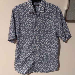 SAKS FIFTH AVENUE hydrangea Floral Men's Shirt